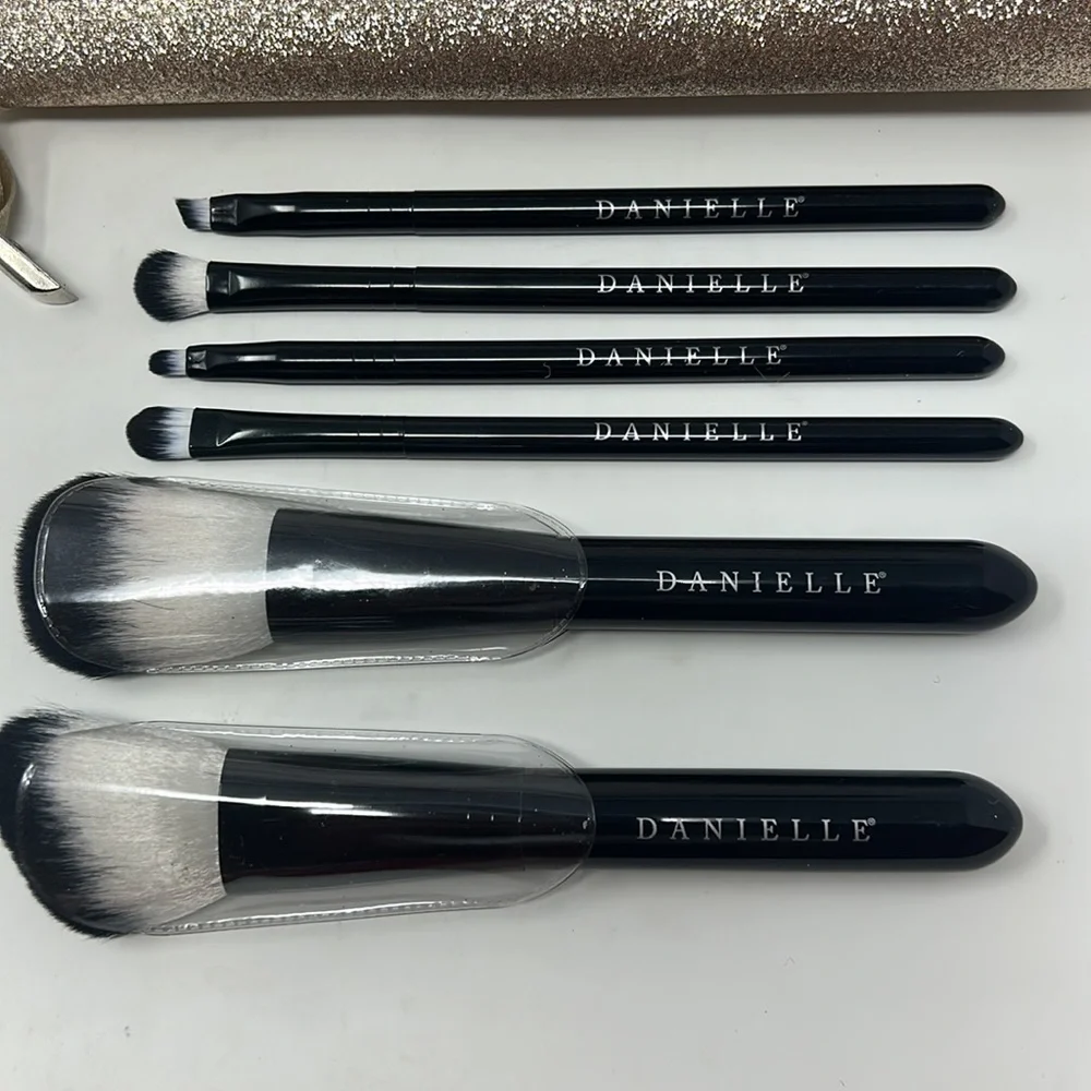 Gold 6-Piece Makeup Brush Set Brand New